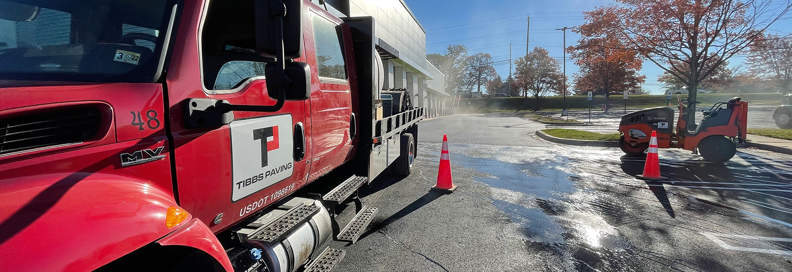 Image of truck in parking lot