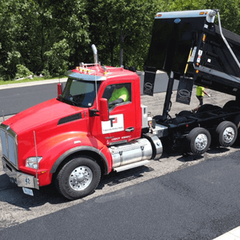  Image of Tibbs truck at work 