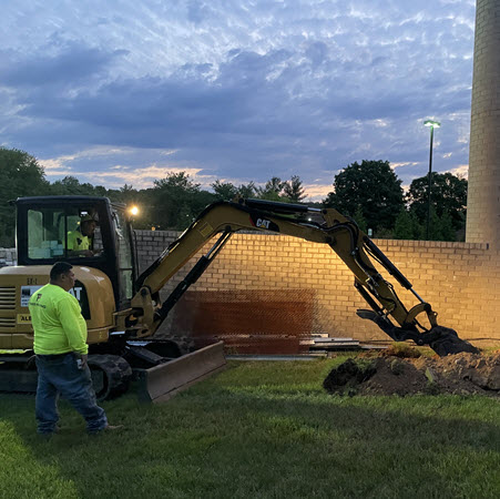 Image of excavation in progress